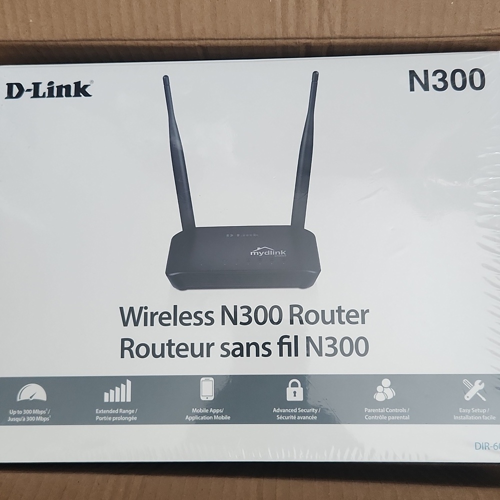D-Link N300 Wireless Router. SEALED. NEW